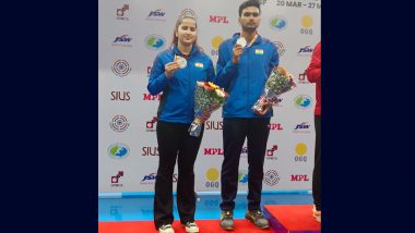 Varun Tomar and Rhythm Sangwan won Bronze medal at ISSF worldcup