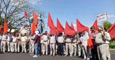 BMS did agitation for pending demands like bonus, incentive etc.