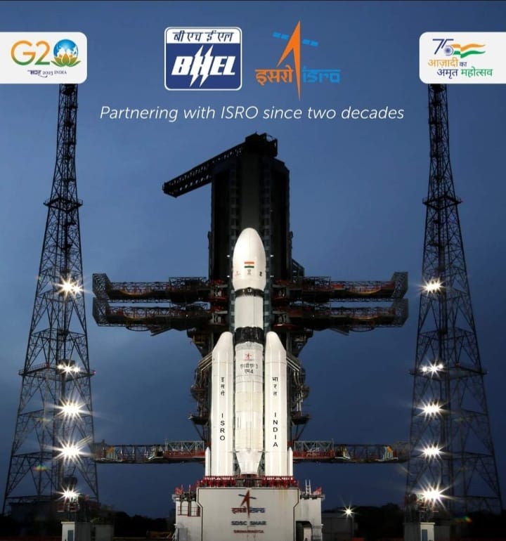 After hoisting the flag on earth, water around the world, now BHEL has reached the moon