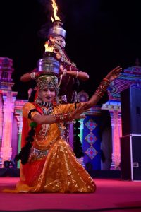 Rajasthani artists created a stir with Chari, Ghoomar and Kalbelia dance.